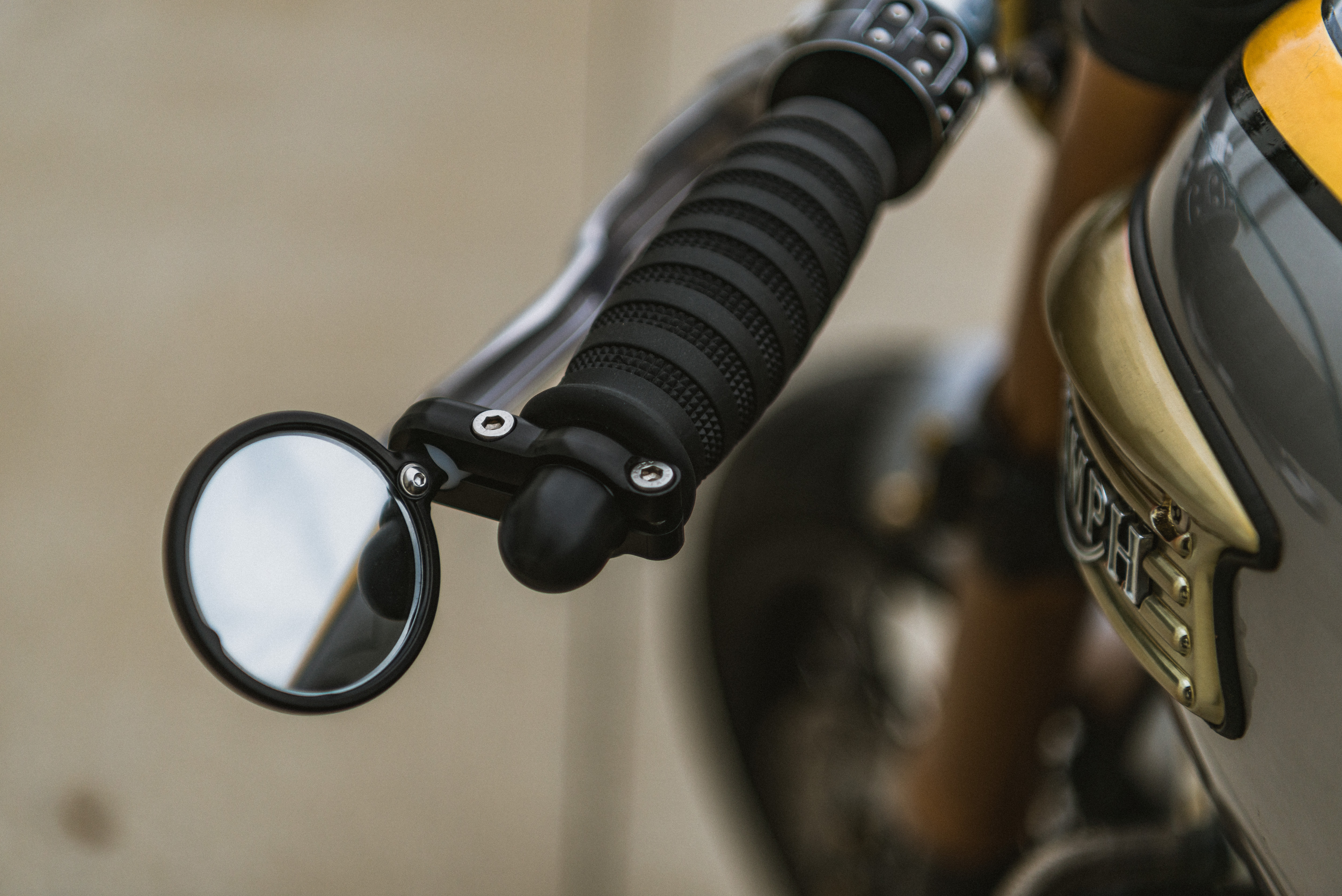 CRG Blindsight BarEnd Mirror Analog Motorcycles