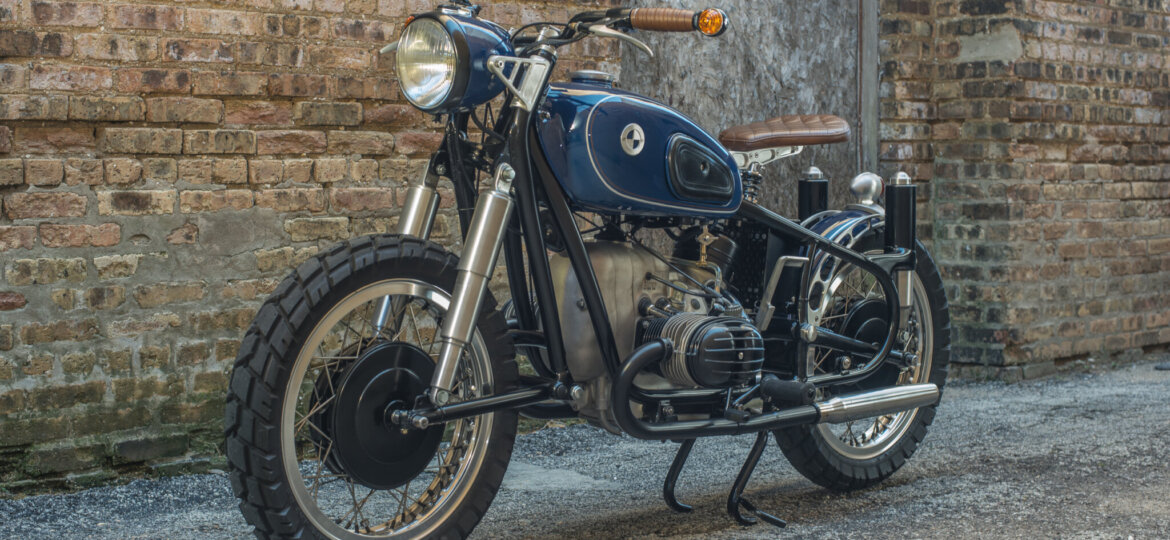 Blue Baron by Analog Motorcycles