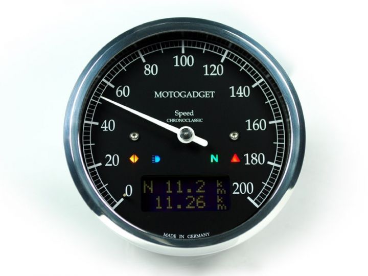 Motogadget Chronoclassic Speedometer Analog Motorcycles