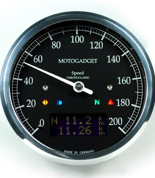 Motogadget Chronoclassic Dark Edition Speedometer