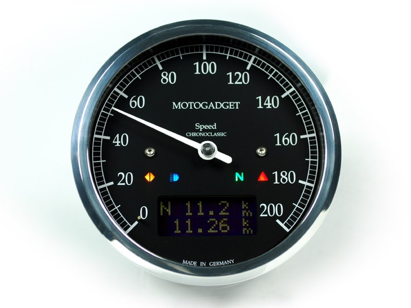 Motogadget Chronoclassic Speedometer | Analog Motorcycles