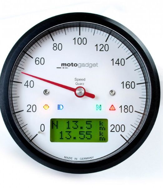 Motogadget Motoscope Classic Black Bezel