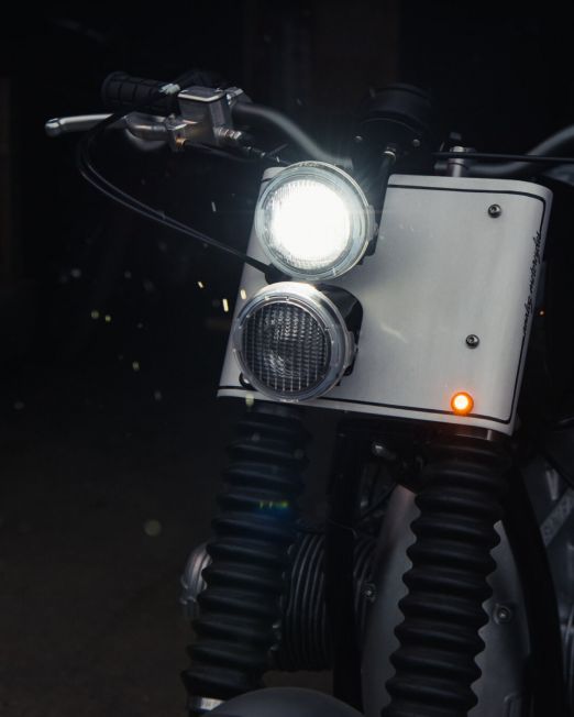 Mini Bolt LED Indicators installed on AMA BMW R75GS