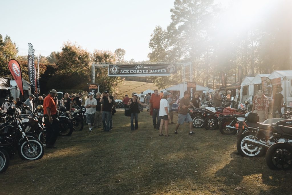 analog motorcycles ace corner barber vintage fest