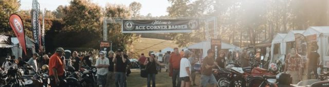 analog motorcycles ace corner barber vintage fest