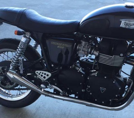triumph bonneville slip on exhaust
