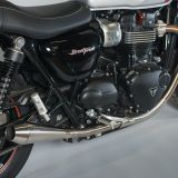 Cone Engineering 2-2 Shorty Performer Mufflers – ’16 and Up Water-Cooled Triumph Thruxton