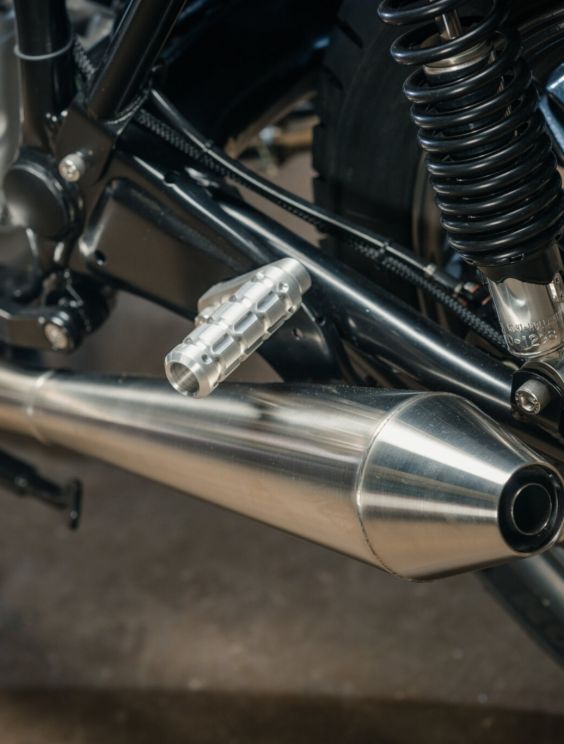 BMW Airhead Exhaust /5/6/7 Cone Quiet Core Mufflers Analog Motorcycles