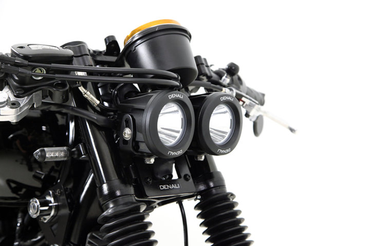 triumph led headlight conversion kit denali dr1 for air air cooled light setup