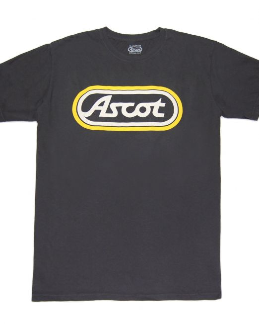 Ascot Vintage Track Logo Black