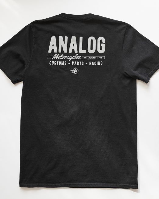 Analog Motor Goods Essential Tee Black