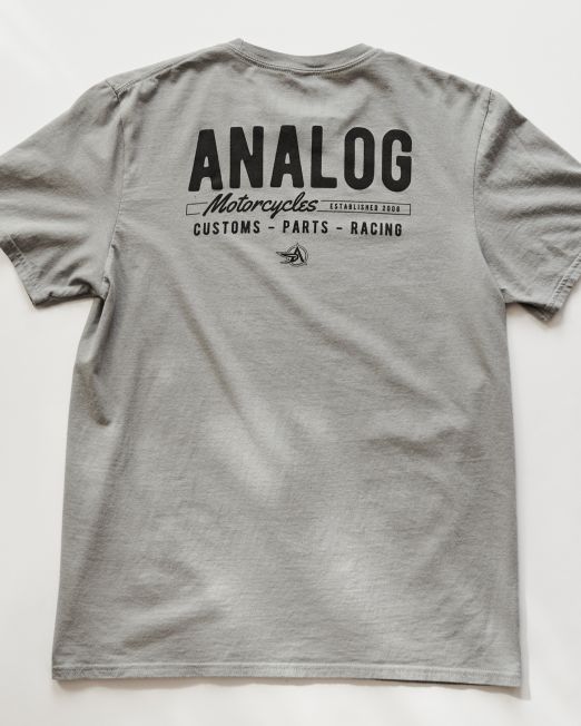 Analog Motor Goods Essential Tee Gray