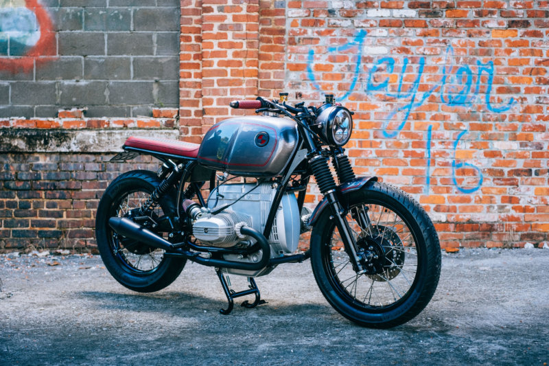 BMW R80RT Bobber Front View